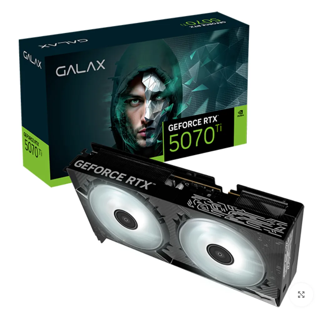 RTX 5070 TI 16 GB GALAX 1 CLICK OC DUAL FAN