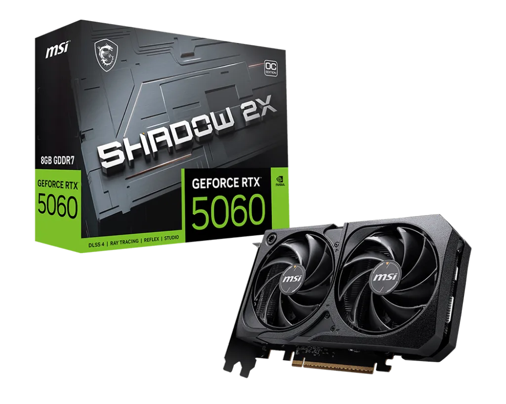 RTX 5060 8GB MSI SHADOW 2X OC