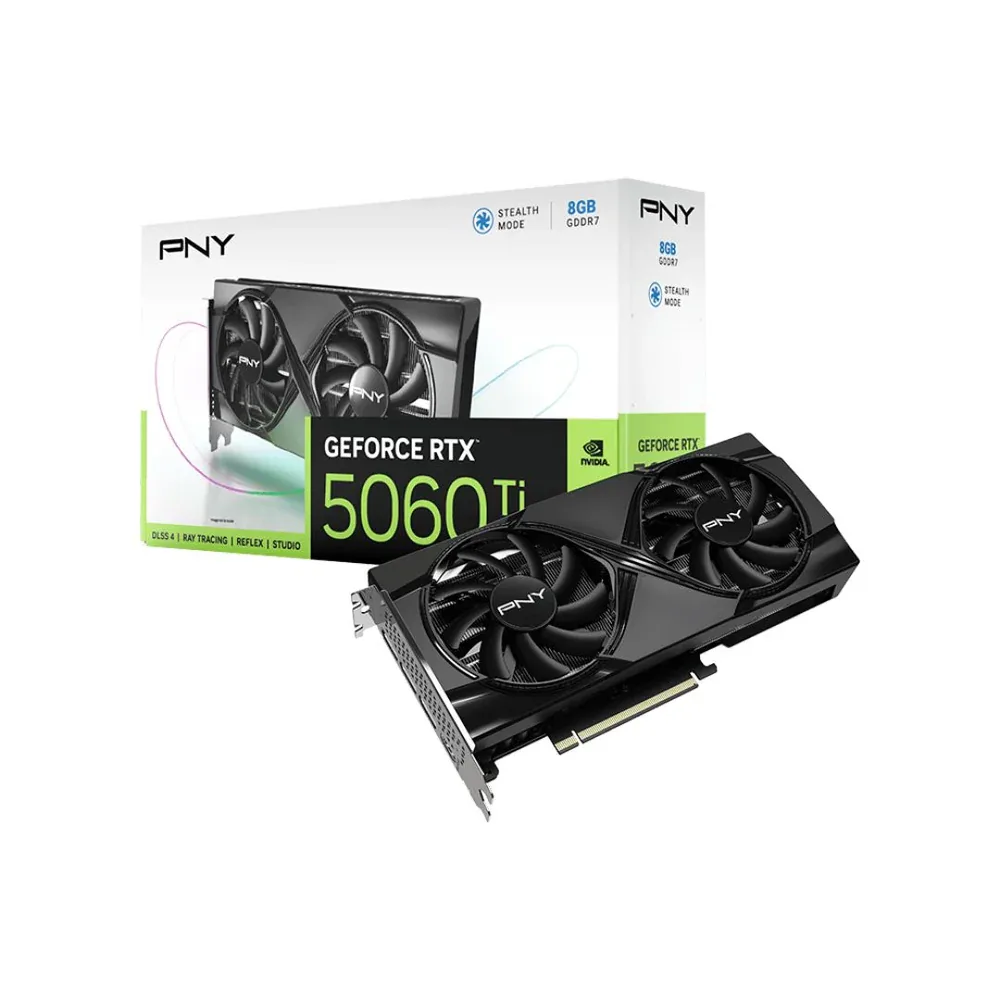 RTX 5060 Ti 8GB PNY DUAL FAN STEALTH MODE
