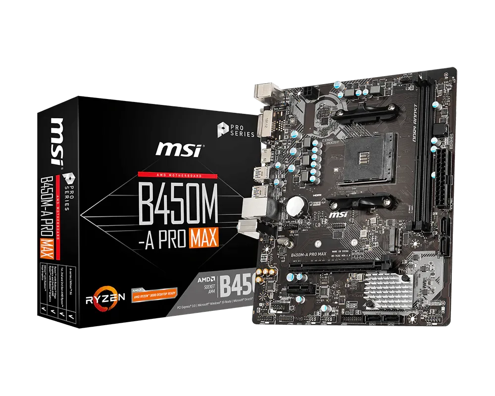 MSI B450M-A PRO MAX
