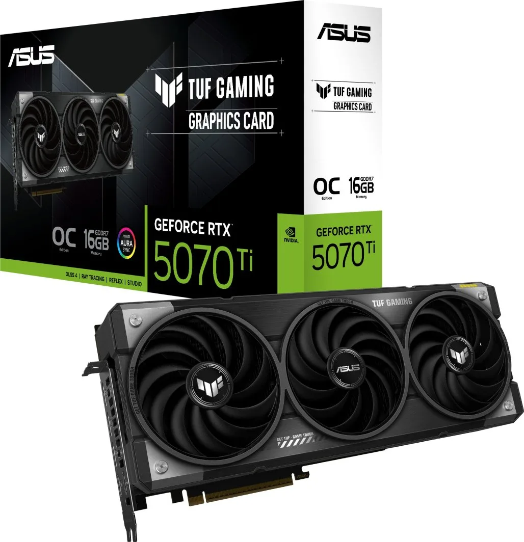 ASUS TUF Gaming GeForce RTX 5070 Ti 16GB GDDR7 OC Edition