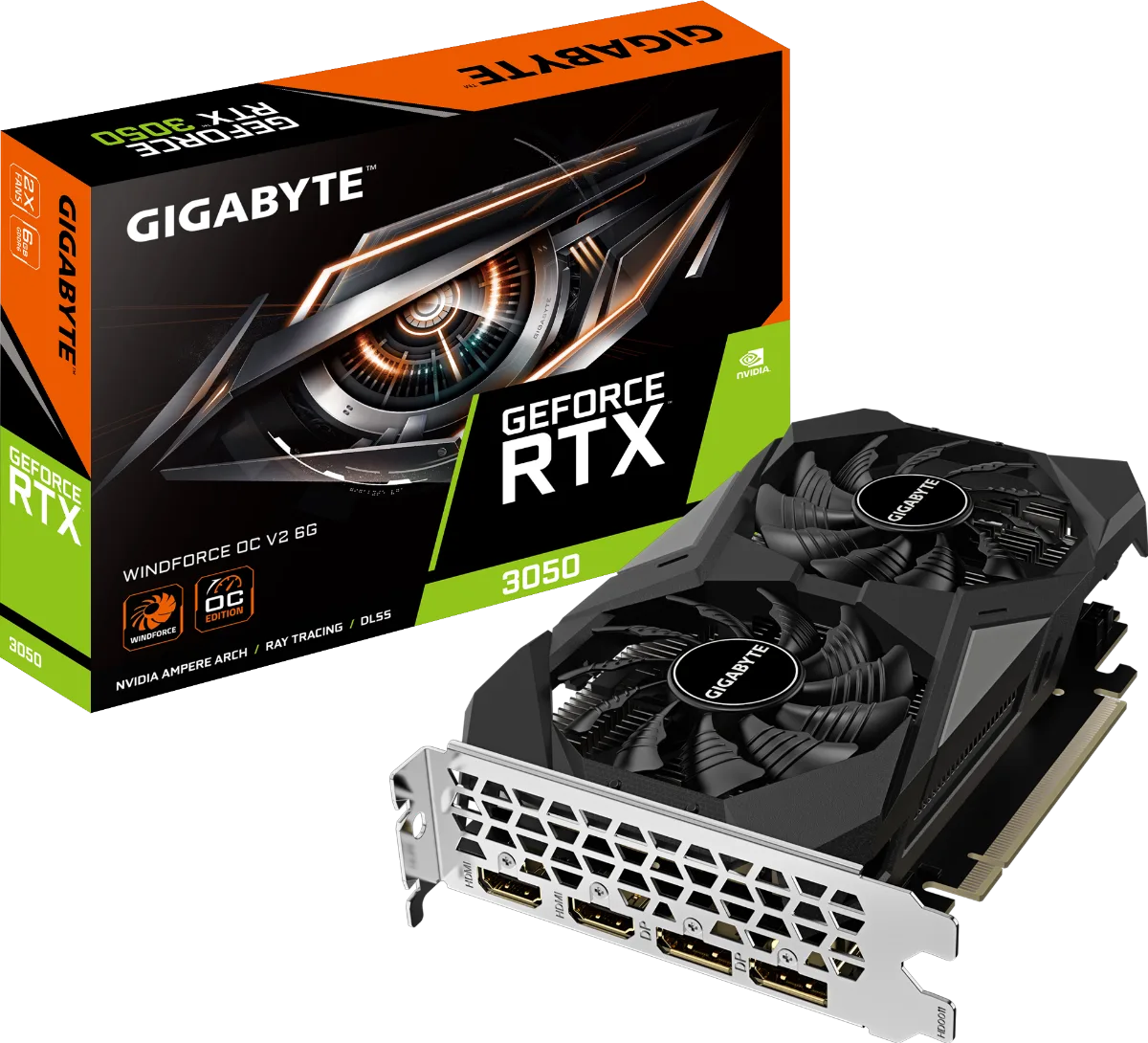 GIGABYTE RTX 3050 WF2OCV2-6GD 1.0