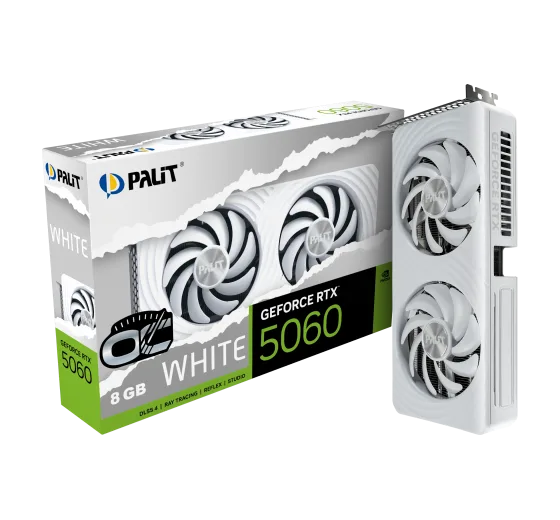 PALIT VGA GEFORCE RTX 5060 8G WHITE OC