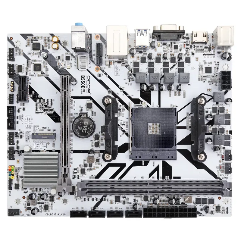 ONDA MOTHERBORD B550E-W DDR4 WHITE