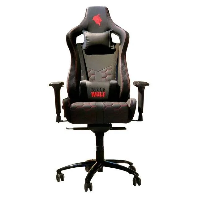 Black Wolf Gaming Chair (Black and Red)