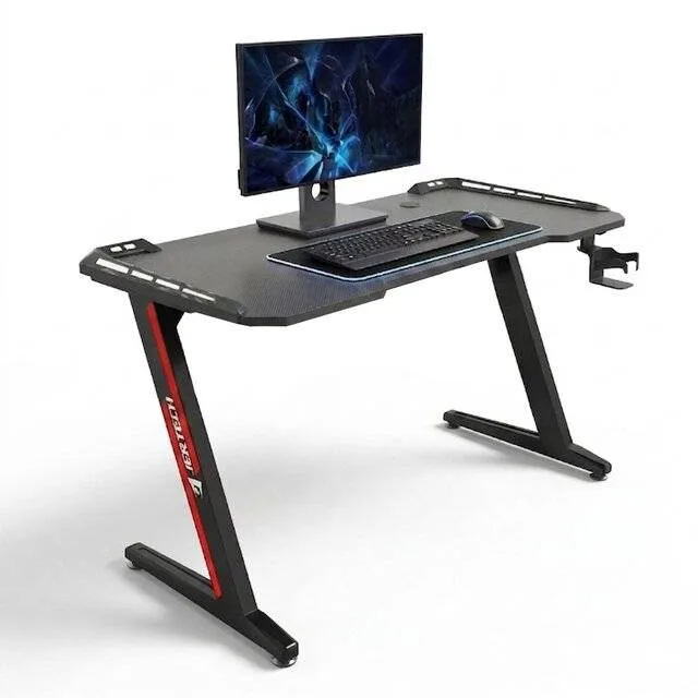 Jertech GD216 Gaming Desk (Red)