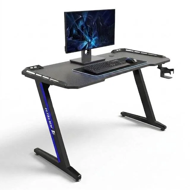Jertech GD216 Gaming Desk (Blue)