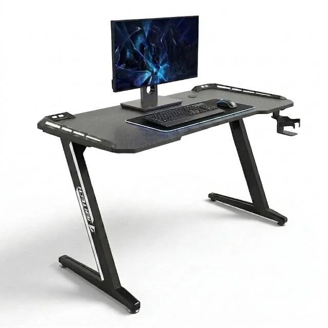 Jertech GD216 Gaming Desk (White)