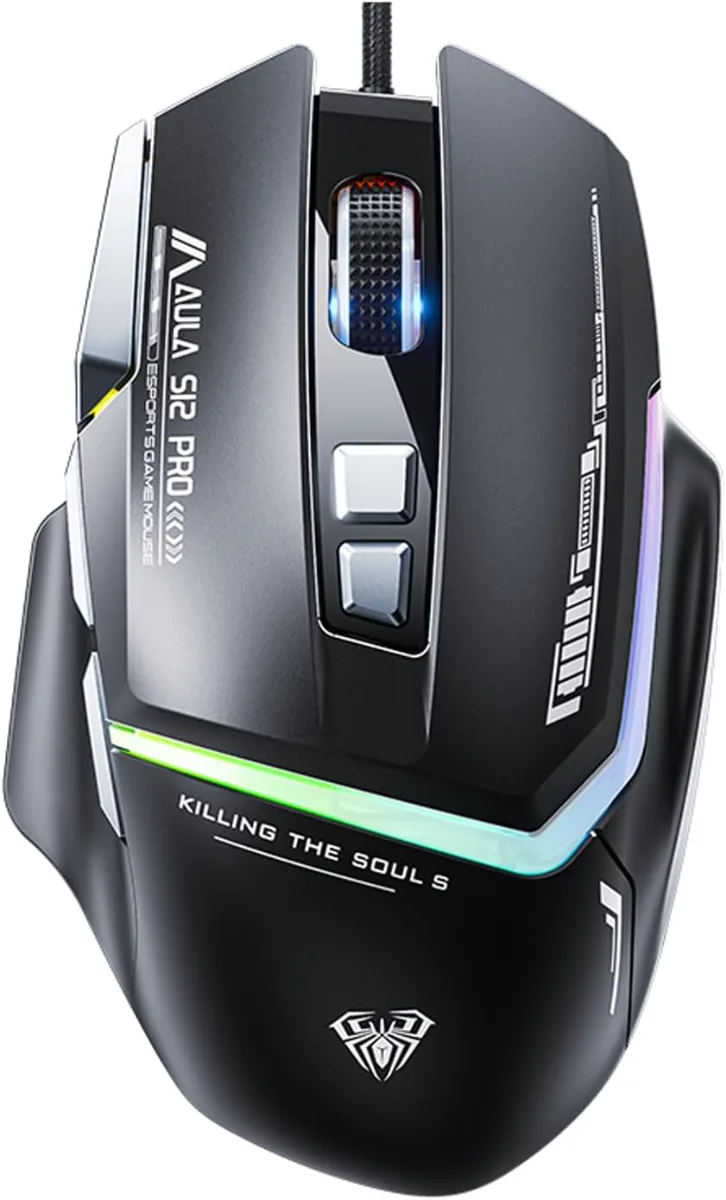 AULA S12 PRO GAMING MOUSE 4800DPI