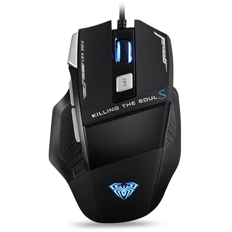 AULA S12 Wired Optical Gaming Mouse 7-Keys 4800DPI
