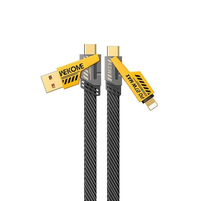 Wekome WDC-25 4-IN-1 65W Data Cable