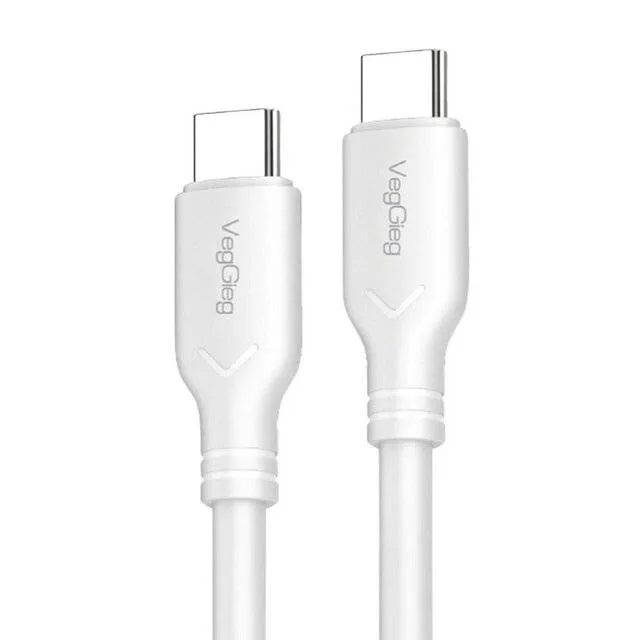 VegGieg V‑M001C USB‑C to USB‑C 1.2m Cable (White)