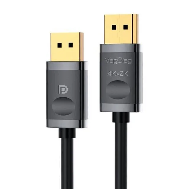 VegGieg V‑Z603 DP 1.4 8K (3m) Male‑Male Cable