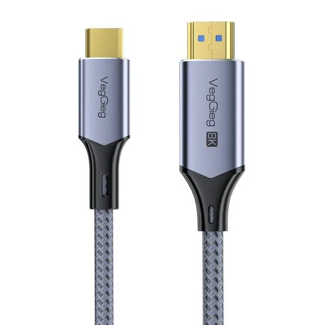 VegGieg V‑Z104 USB‑C to HDTV 8K (2m) Cable