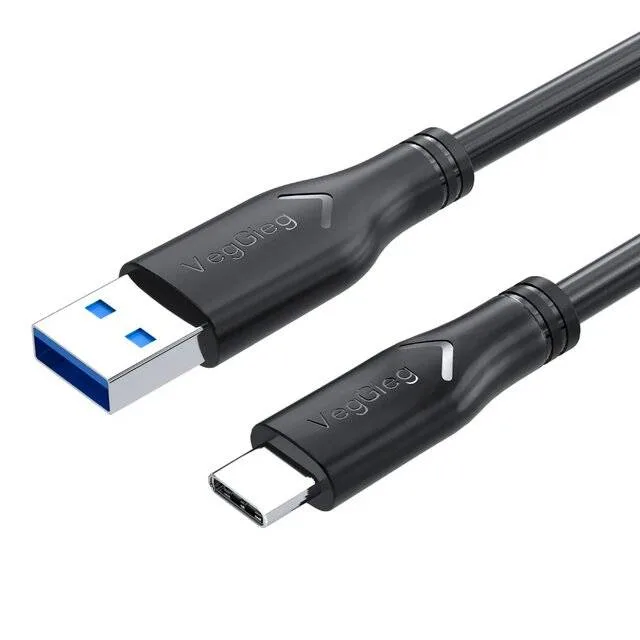 VegGieg V-U355 USB 3.0 A to USB-C 5G (3m) Cable