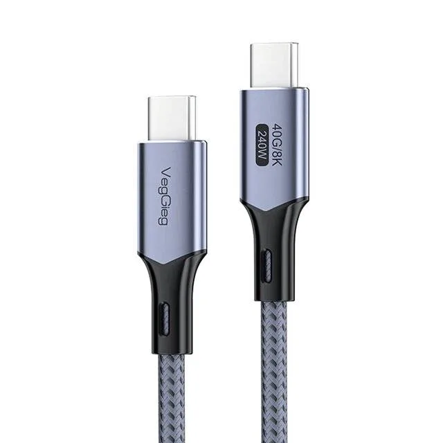 VegGieg V-U410 USB4 USB-C (2m) Cable 240W