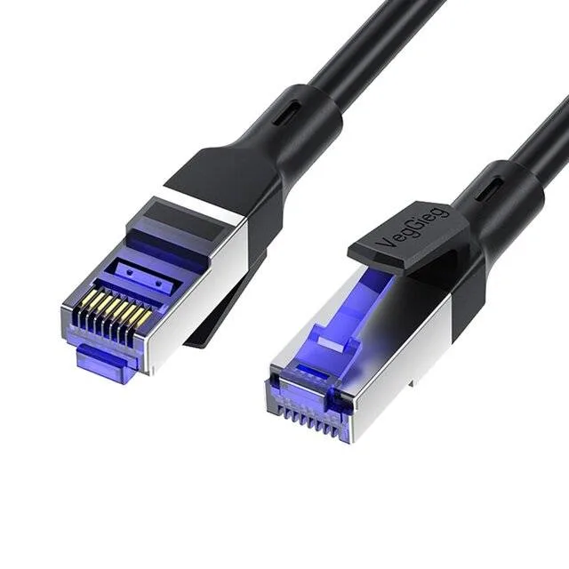 VegGieg V‑E724 (5m) RJ45 FTP CAT7 Patch Cord (Flat)