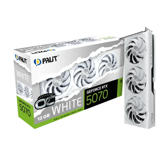 Palit GeForce RTX 5070 White 3X - 12GB