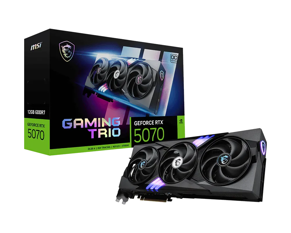 MSI GeForce RTX 5070 GAMING TRIO OC - 12GB