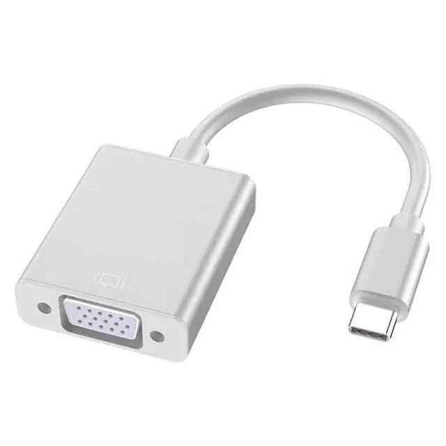 Type-C to VGA Adapter (White)