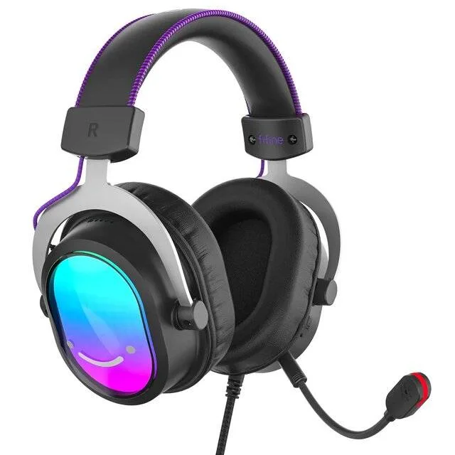 FIFINE H16 Gaming Headset 7.1 Wired Black RGB