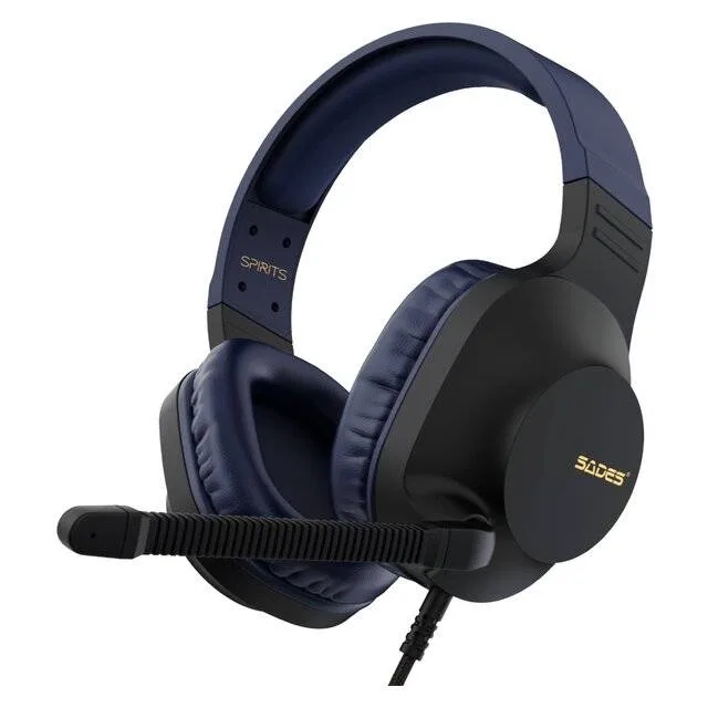 Sades Spirits SA-721 Wired Headset (Gold)