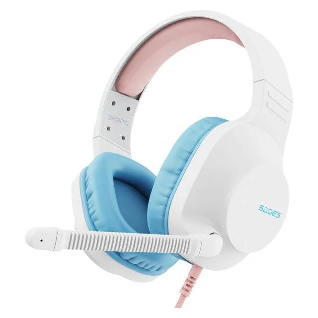 Sades Spirits SA-721 Wired Headset (Pearl)