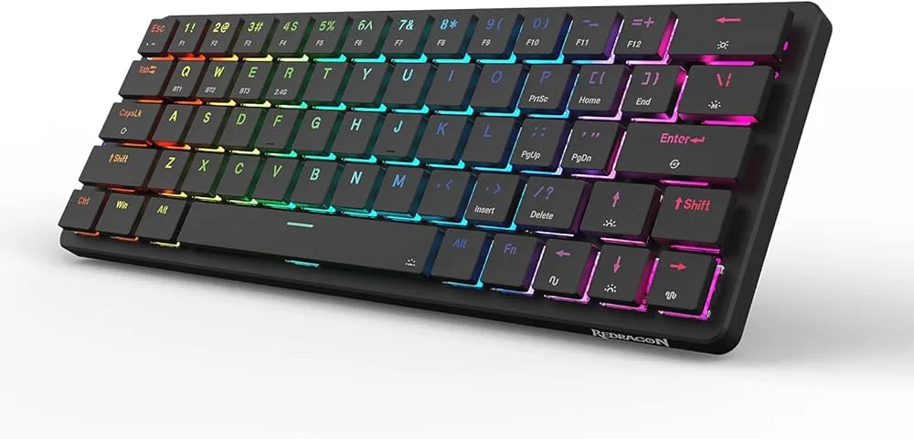Redragon K624P-KBS 2.4G Bluetooth+Wired mechanical keyboard