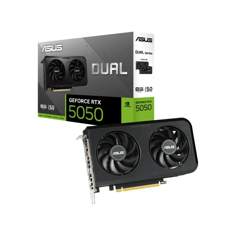ASUS Dual GeForce RTX 5050 8GB GDDR6 OC Edition
