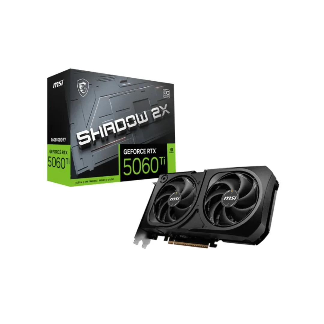 MSI GeForce RTX 5060 Ti 8GB SHADOW 2X OC PLUS
