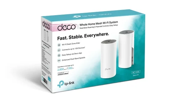 TP-Link Deco E4 AC1200 Mesh Wi-Fi System 2-Pack