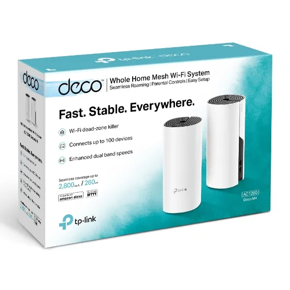TP-Link Deco M4 AC1200 Mesh WiFi System2-Pack
