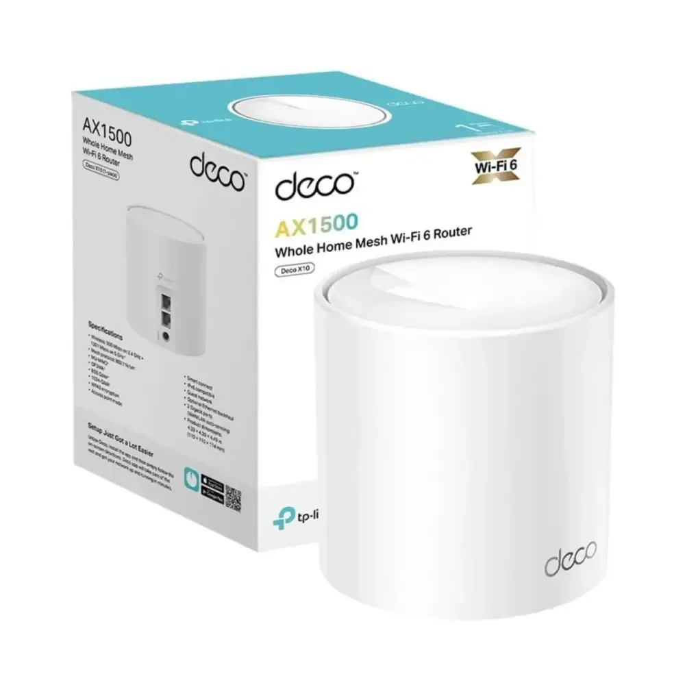 TP‑Link Deco X10 WiFi 6 1‑Pack