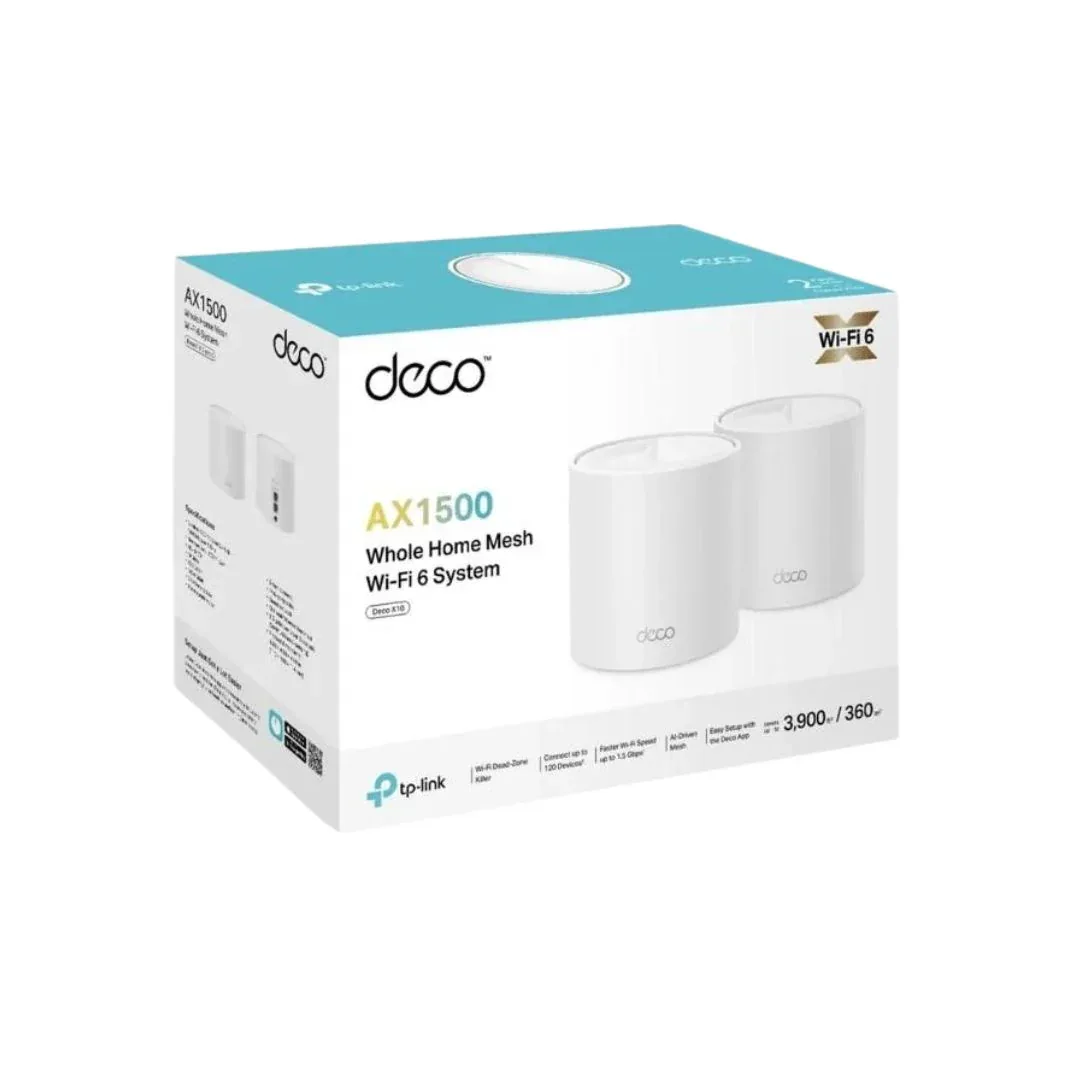 TP‑Link Deco X10 WiFi‑6 2‑Pack