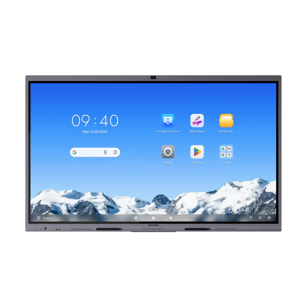 Hikvision 86-Inch 4K UHD Smart Interactive Whiteboard, Android 14.0, RAM 8GB, Storage 128GB