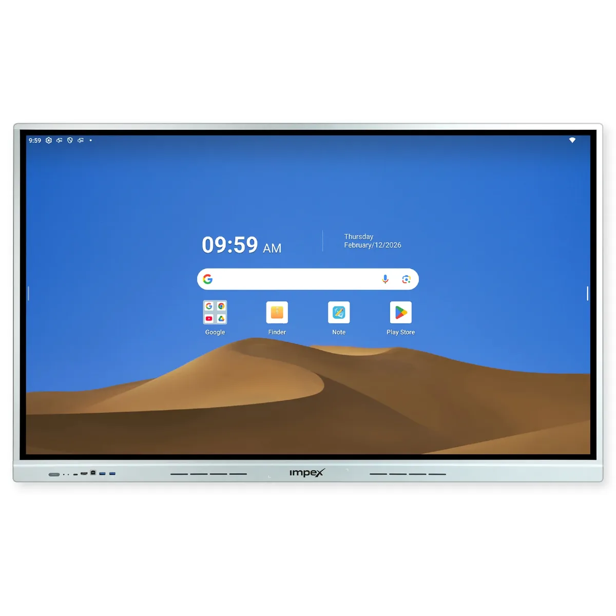 Luminex Smart panel interactive 65- inch Smart Interactive UHD 4K, Bulit-In, Android 13.0