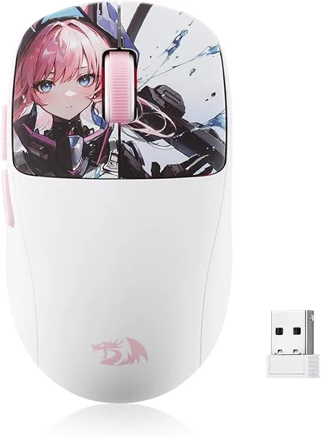 Redragon M817 PRO Wireless Gaming Mouse, 24000 DPI Optical Mini Mice with 6 Programmable Buttons