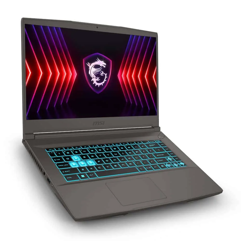 MSI Thin A15 B7VE Gaming Laptop (Ryzen 7-7735HS / 16GB RAM / 512GB SSD / RTX 4050 6GB / 15.6" FHD 144Hz) - Cosmos Gray