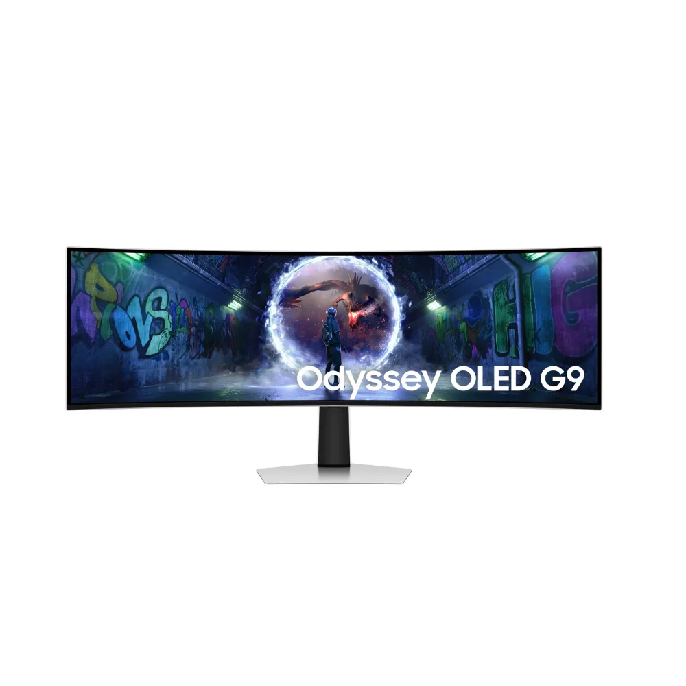 SAMSUNG ODYSSEY OLED G9 49-INCH CURVED 5K GAMING MONITOR, 240HZ, 0.03MS LS49DG932SMXUE