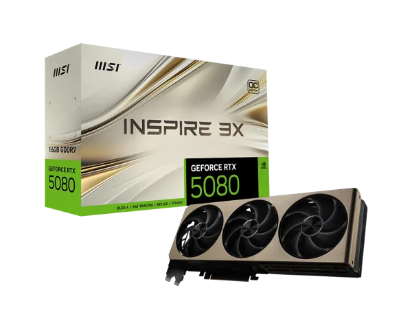 MSI GEFORCE RTX 5080 16GB INSPIRON 3X OC