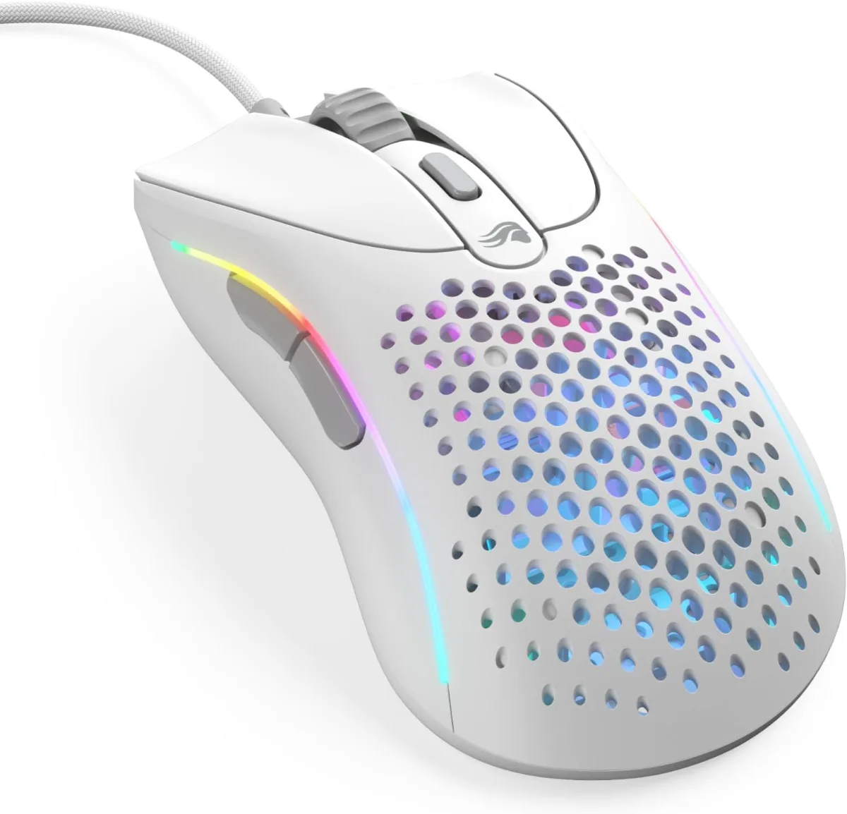 GLORIOUS MODEL O 2 MINI WIRED GAMING MOUSE WHITE