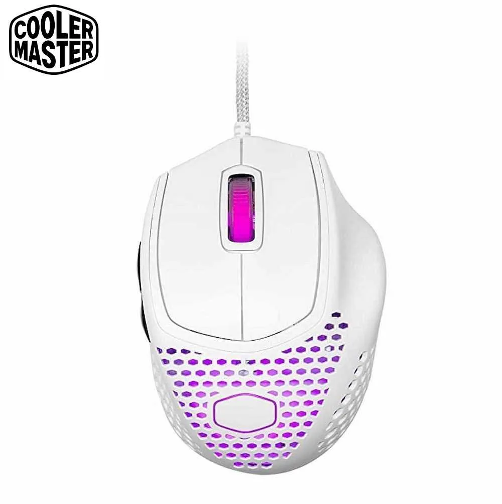 COOLER MASTER MM720 LIGHTWEIGHT GAMING MOUSE GLOSSY WHITE