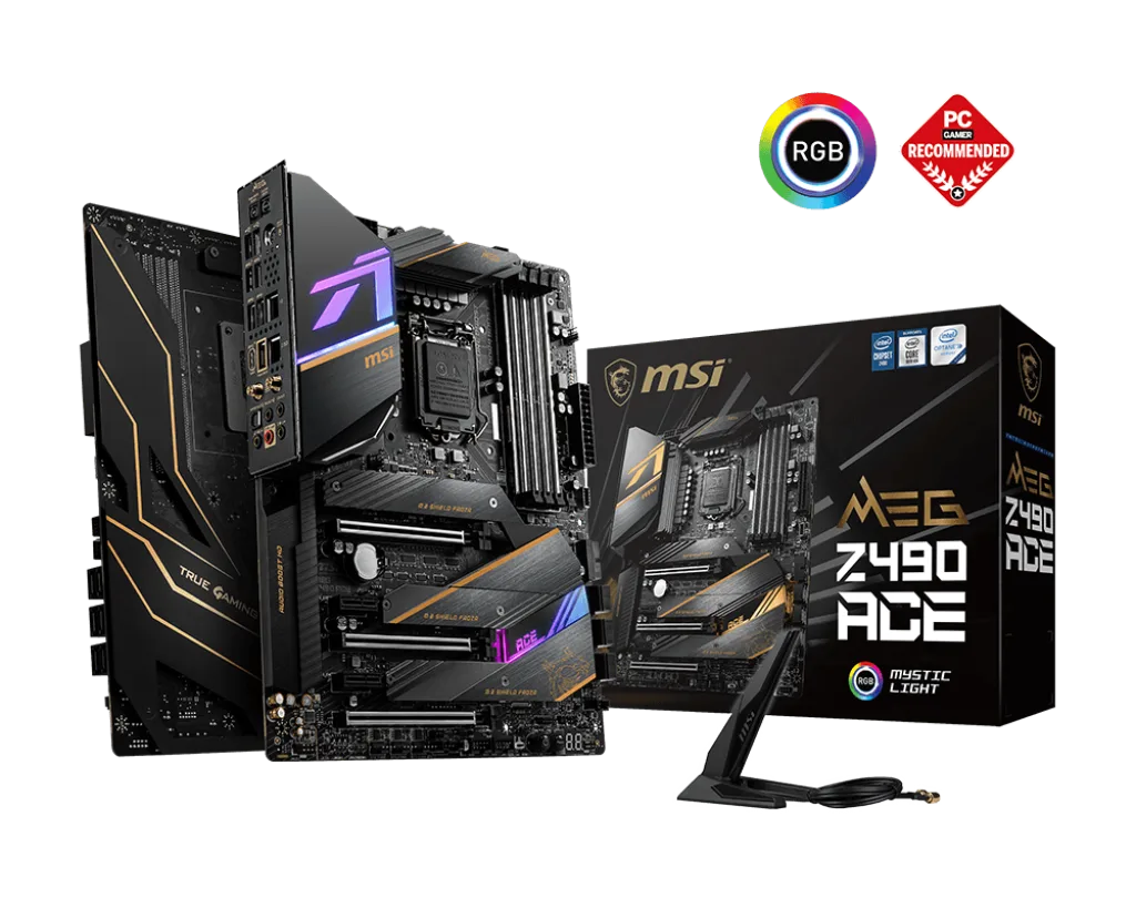 MSI MEG Z490 ACE Gaming Motherboard | Wi-Fi | LGA 1200 | ATX