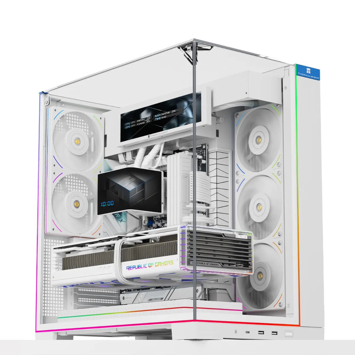 THERMALRIGHT TR-A70 VISION 5-FAN CASE (WHITE)