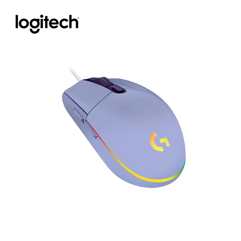 LOGITECH G102 LIGHTSYNC WIRED GAMING MOUSE - PURPLE