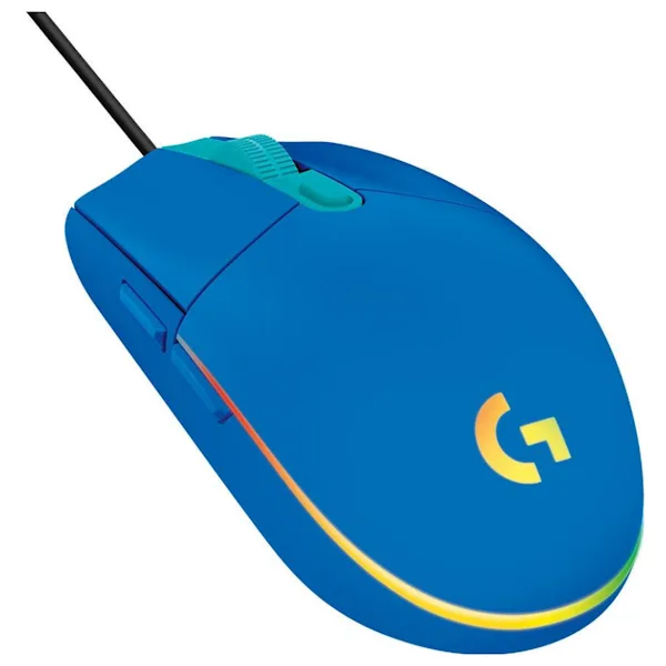 LOGITECH G102 LIGHTSYNC WIRED GAMING MOUSE - BLUE