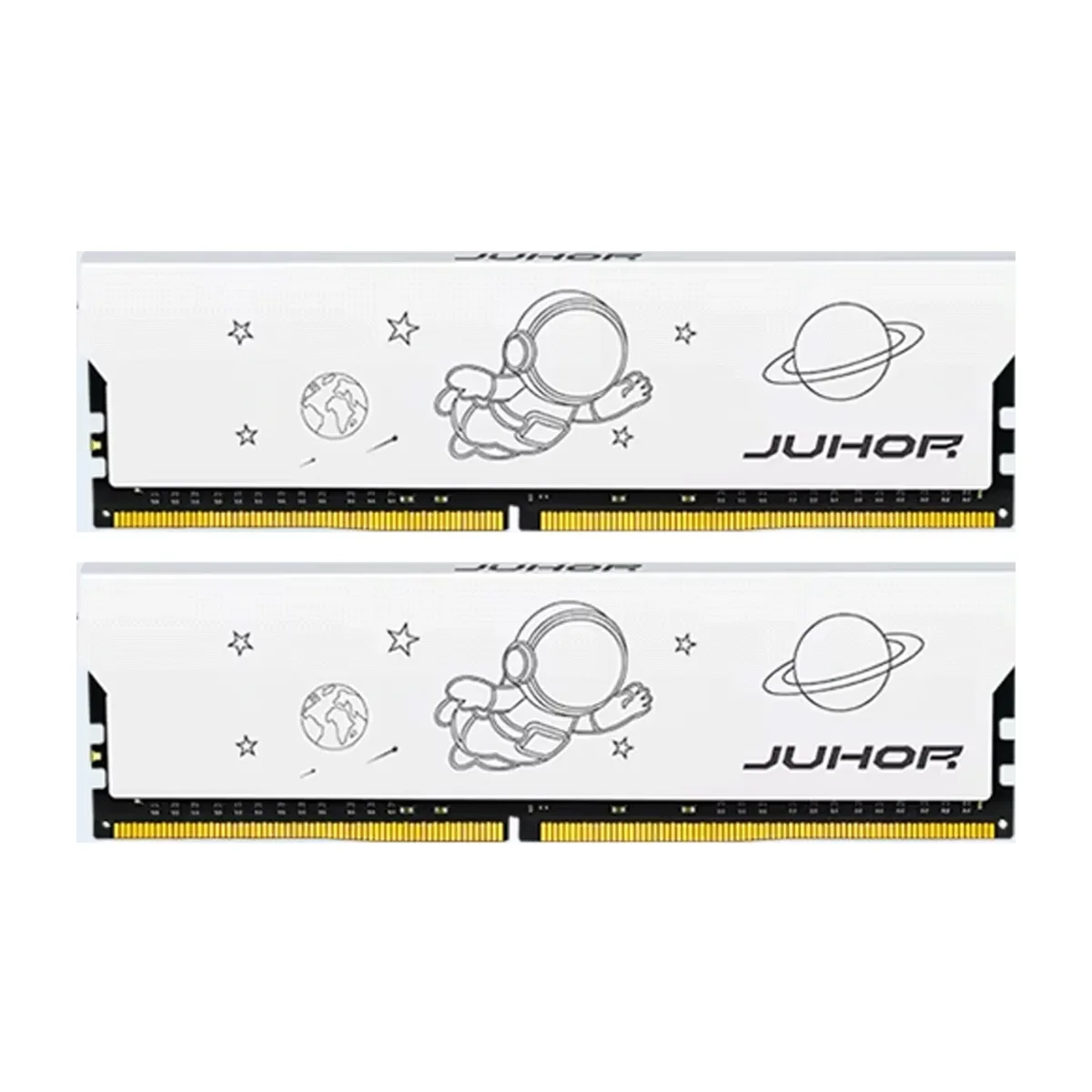 JUHOR DDR4 16GB (2x8GB) 3200MHz CL18 - White Edition