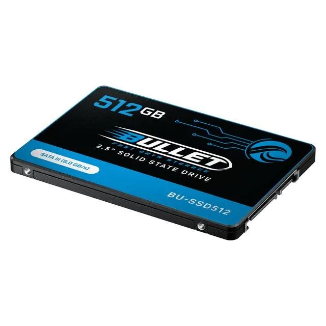 Bullet 512GB 2.5" SATA III Internal Solid State Drive (SSD)