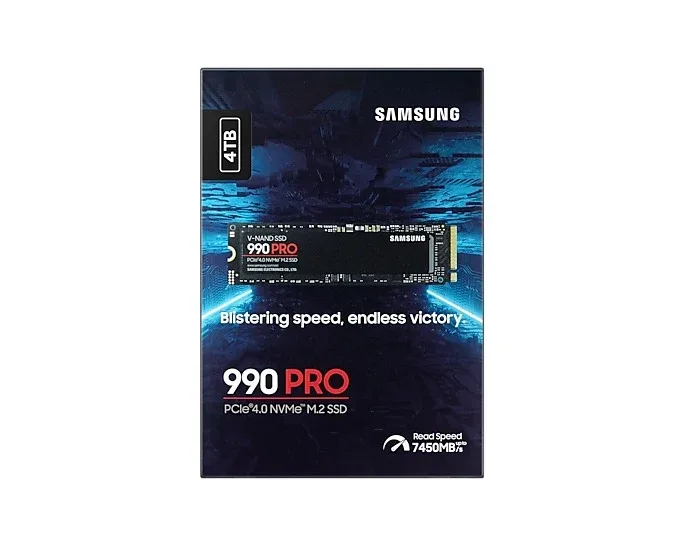Samsung 990 PRO | 4TB | PCIe 4 | NVMe M.2 Internal SSD MZ-V9P4T0B/AM