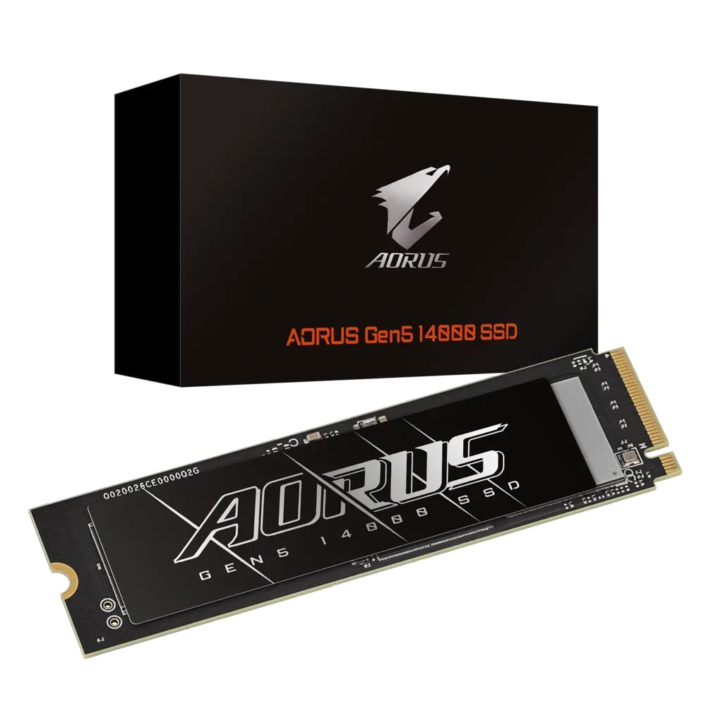 Gigabyte AORUS 14000 1TB PCIe 5.0 NVMe M.2 SSD 13,600 MB/s